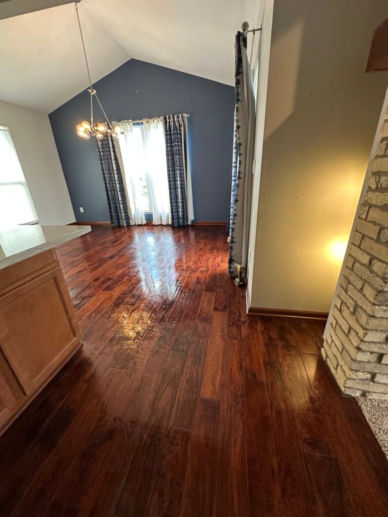 Keep floors clean with regular mopping