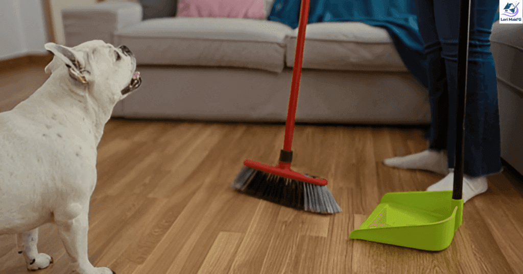 Best way to clean hardwood floors with pets.